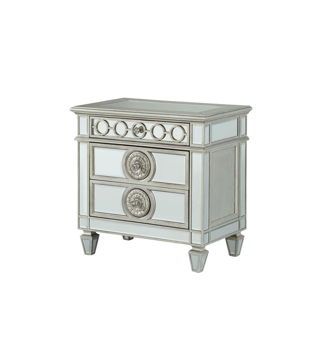 Varian Mirrored Nightstand - FAMSA Furniture (TX)