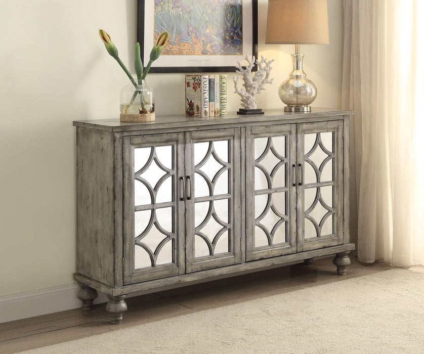 Velika Weathered Gray Console Table - FAMSA Furniture (TX)