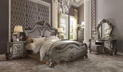 Versailles Antique Platinum Queen Bed - FAMSA Furniture (TX)