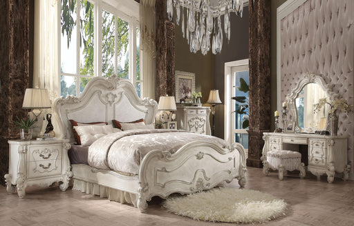 Versailles Bone White Eastern King Bed - FAMSA Furniture (TX)