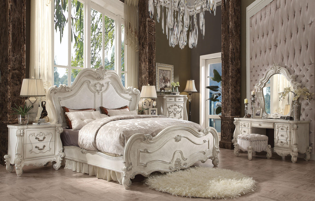 Versailles Bone White Queen Bed - FAMSA Furniture (TX)