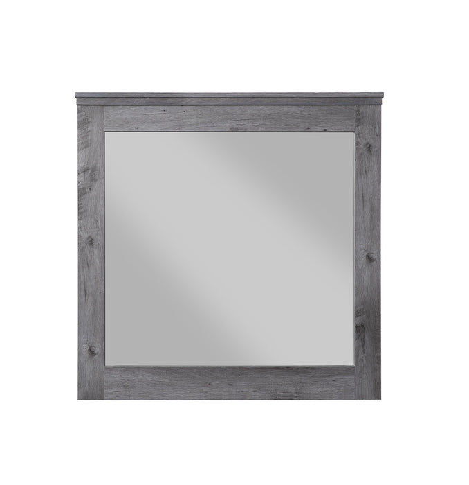 Vidalia Rustic Gray Oak Mirror - FAMSA Furniture (TX)