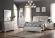 Voeville II Platinum PU & Platinum Queen Bed - FAMSA Furniture (TX)