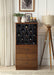 Wiesta Walnut Wine Cabinet - FAMSA Furniture (TX)