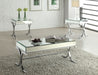 Yuri Mirrored Top & Chrome Coffee Table - FAMSA Furniture (TX)