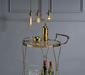 Zekera Champagne Serving Cart - FAMSA Furniture (TX)