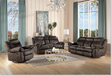 Zubaida 2-Tone Chocolate Velvet Sofa (Glider & Motion) - FAMSA Furniture (TX)