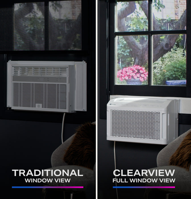 GE Profile ClearView™ 8,300 BTU Smart Ultra Quiet Window Air Conditioner for Medium Rooms up to 350 sq. ft. AHTT08BC - FAMSA Furniture (TX)