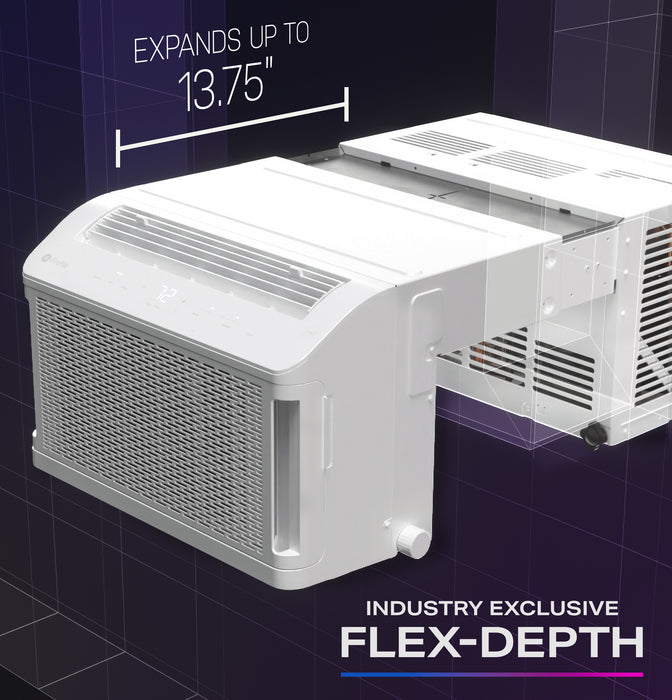 GE Profile ClearView™ 8,300 BTU Smart Ultra Quiet Window Air Conditioner for Medium Rooms up to 350 sq. ft. AHTT08BC - FAMSA Furniture (TX)
