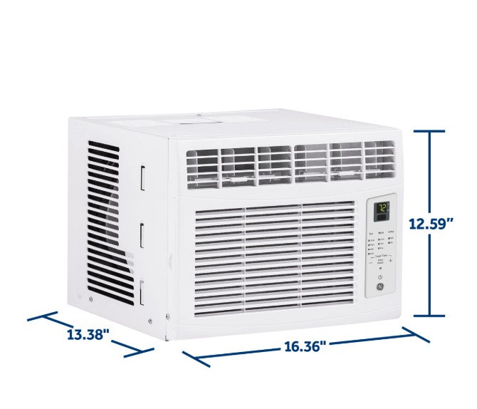GE® 6,000 BTU Electronic Window Air Conditioner for Small Rooms up to 250 sq ft. AWCS06BWF - FAMSA Furniture (TX)