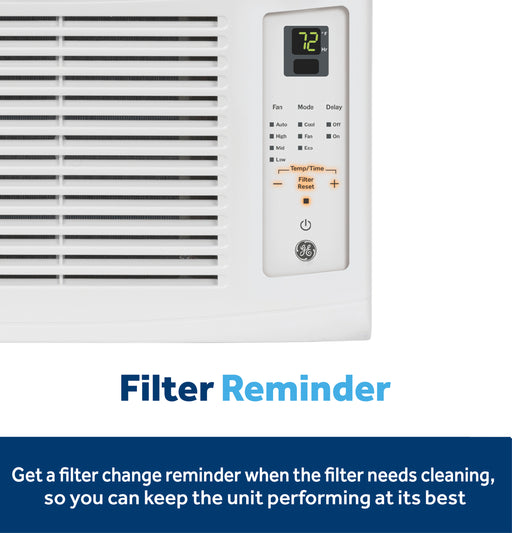 GE® 6,000 BTU Electronic Window Air Conditioner for Small Rooms up to 250 sq ft. AWCS06BWF - FAMSA Furniture (TX)