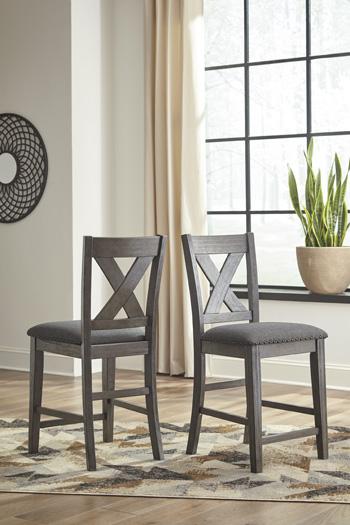 Caitbrook Counter Height Upholstered Bar Stool - FAMSA Furniture (TX)