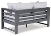 Amora Outdoor Loveseat with Cushion - FAMSA Furniture (TX)