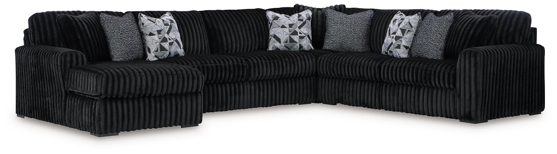 Midnight-Madness Sectional with Chaise - FAMSA Furniture (TX)