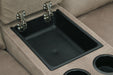 Cavalcade Power Reclining Loveseat with Console - FAMSA Furniture (TX)