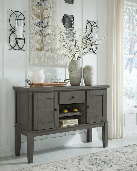 Hallanden Counter Height Dining Room Set - FAMSA Furniture (TX)