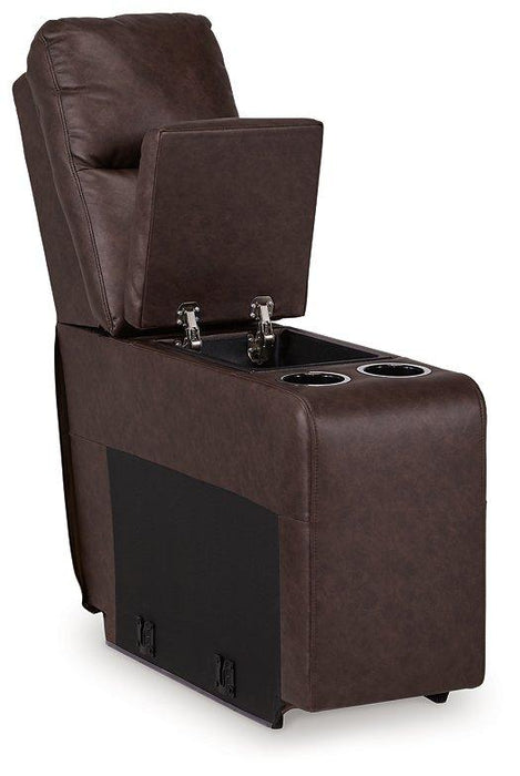 Punch Up Power Reclining Sectional Loveseat with Console - FAMSA Furniture (TX)