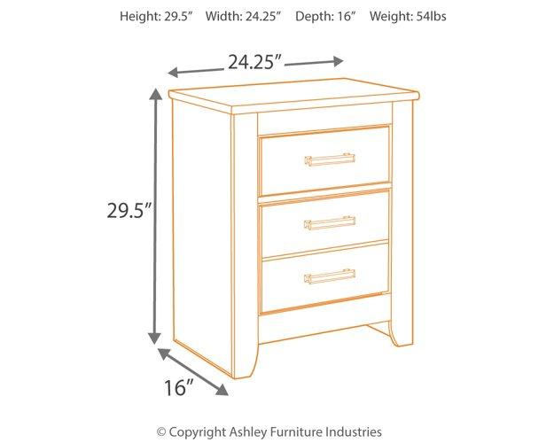 Brinxton Nightstand - FAMSA Furniture (TX)
