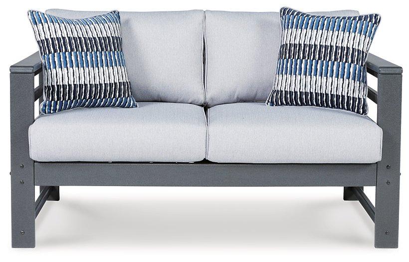 Amora Outdoor Loveseat with Cushion - FAMSA Furniture (TX)