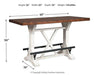 Valebeck Counter Height Dining Table - FAMSA Furniture (TX)