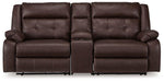 Punch Up Power Reclining Sectional Loveseat with Console - FAMSA Furniture (TX)