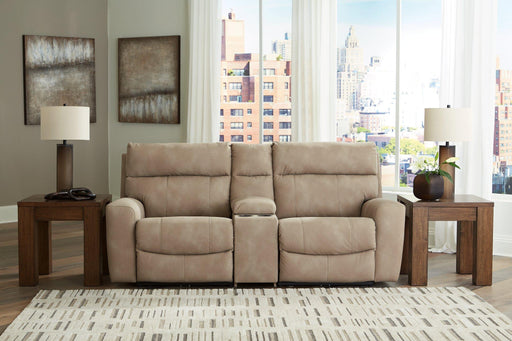 Next-Gen DuraPella Power Reclining Sectional Loveseat with Console - FAMSA Furniture (TX)