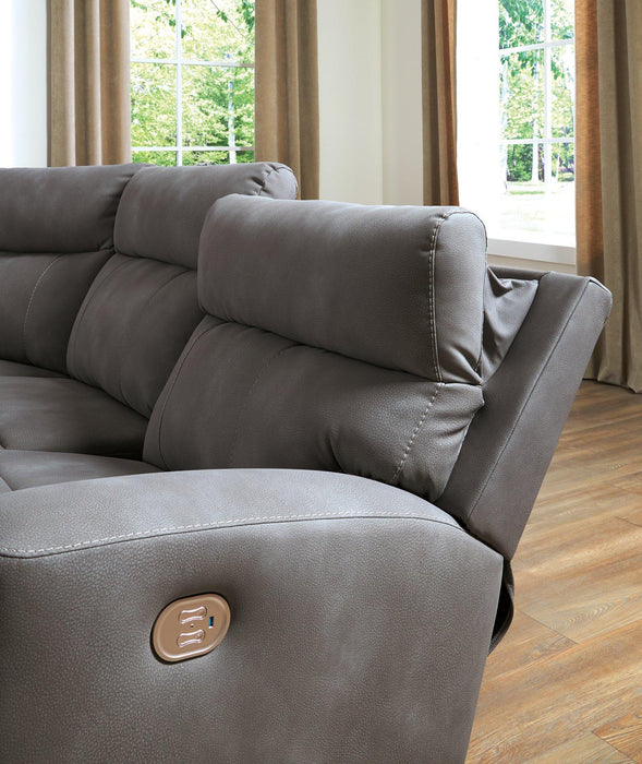 Next-Gen DuraPella Power Reclining Sectional Loveseat - FAMSA Furniture (TX)