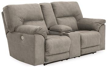 Cavalcade Power Reclining Loveseat with Console - FAMSA Furniture (TX)