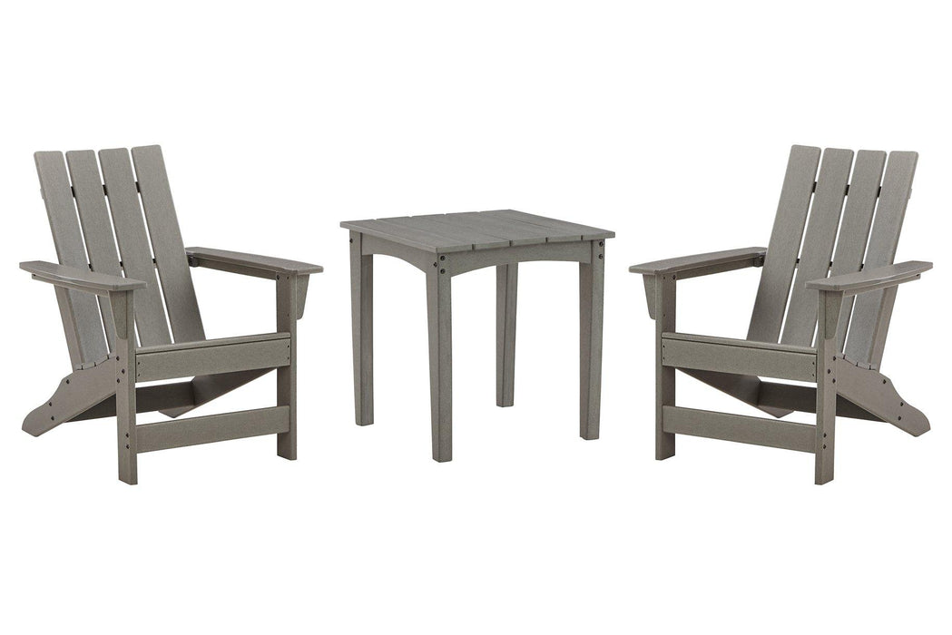 Visola Outdoor Adirondack Chair Set with End Table - FAMSA Furniture (TX)