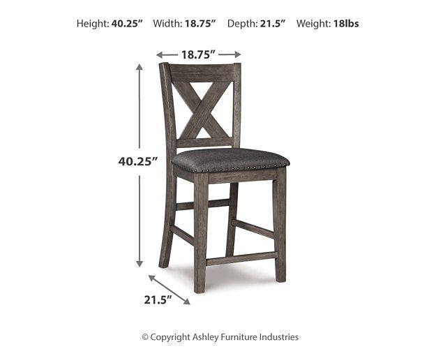 Caitbrook Counter Height Upholstered Bar Stool - FAMSA Furniture (TX)