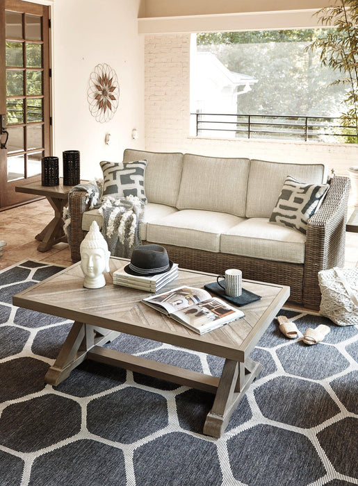 Beachcroft Beachcroft Nuvella Sofa with Coffee and End Table - FAMSA Furniture (TX)