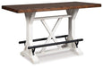Valebeck Counter Height Dining Table - FAMSA Furniture (TX)