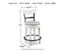 Valebeck Counter Height Bar Stool - FAMSA Furniture (TX)