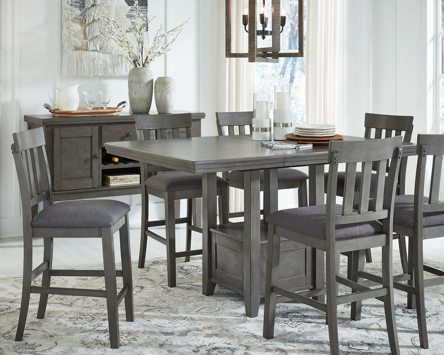 Hallanden Counter Height Dining Room Set - FAMSA Furniture (TX)