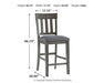 Hallanden Counter Height Dining Room Set - FAMSA Furniture (TX)