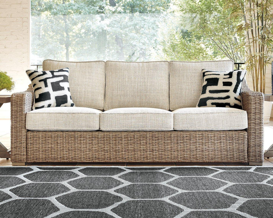 Beachcroft Beachcroft Nuvella Sofa with Coffee and End Table - FAMSA Furniture (TX)
