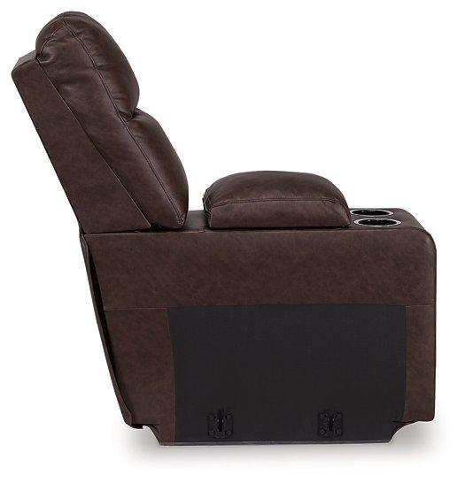 Punch Up Power Reclining Sectional Loveseat with Console - FAMSA Furniture (TX)