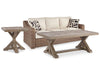 Beachcroft Beachcroft Nuvella Sofa with Coffee and End Table - FAMSA Furniture (TX)