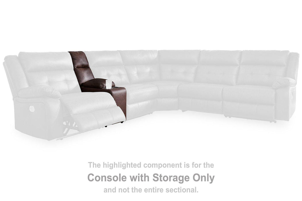 Punch Up Power Reclining Sectional Loveseat with Console - FAMSA Furniture (TX)