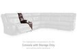Punch Up Power Reclining Sectional Loveseat with Console - FAMSA Furniture (TX)