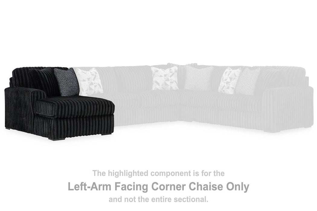 Midnight-Madness Sectional with Chaise - FAMSA Furniture (TX)