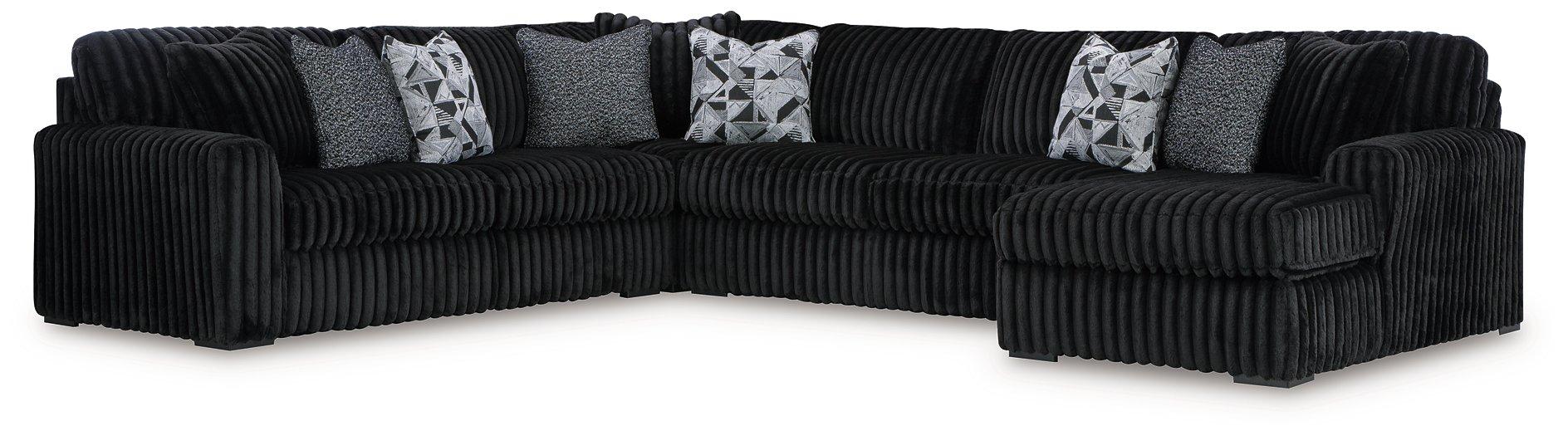Midnight-Madness Sectional with Chaise - FAMSA Furniture (TX)