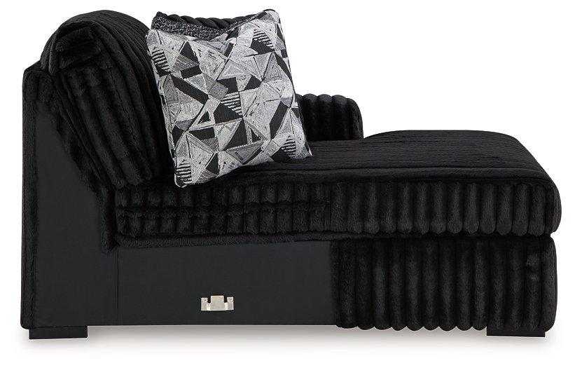Midnight-Madness Sectional with Chaise - FAMSA Furniture (TX)