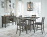 Hallanden Counter Height Dining Room Set - FAMSA Furniture (TX)