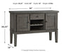 Hallanden Counter Height Dining Room Set - FAMSA Furniture (TX)