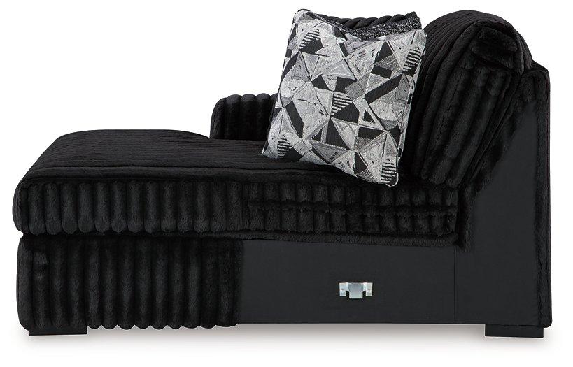 Midnight-Madness Sectional with Chaise - FAMSA Furniture (TX)