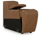 Magic Man Power Reclining Sectional with Console - FAMSA Furniture (TX)