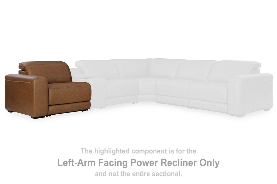Magic Man Power Reclining Sectional Loveseat - FAMSA Furniture (TX)