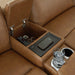 Magic Man Power Reclining Sectional Loveseat with Console - FAMSA Furniture (TX)