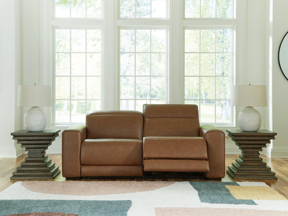 Magic Man Power Reclining Sectional Loveseat - FAMSA Furniture (TX)
